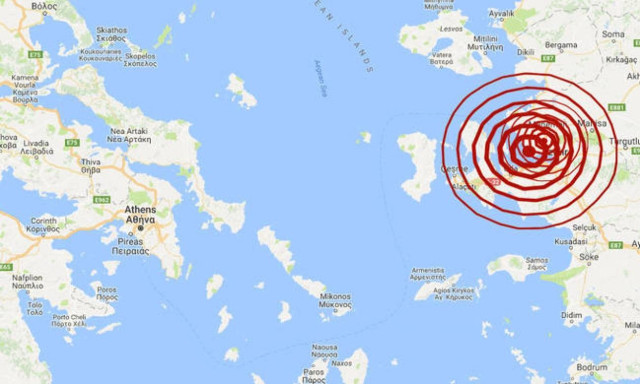 Light quake jolts Mytilene and Chios