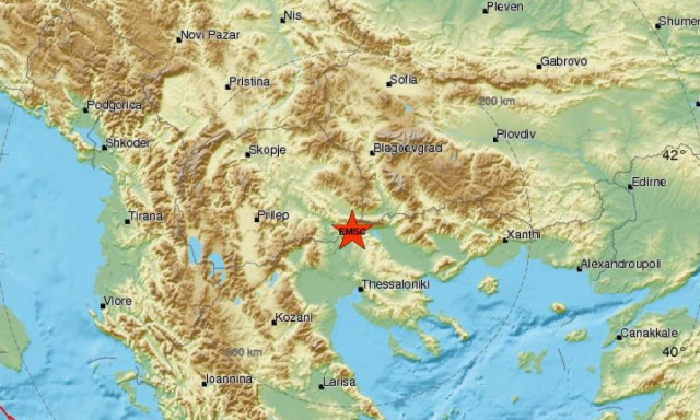 Νεός σεισμός στο Κιλκίς