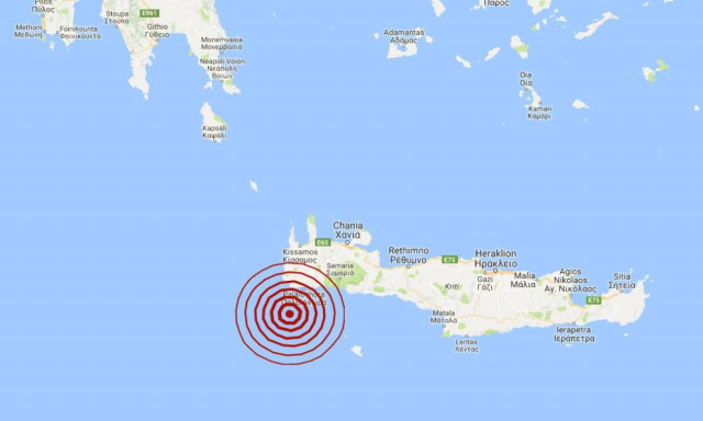 Σεισμός νότια των Χανίων (pics)