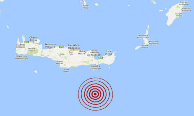 Σεισμός νότια της Κρήτης (pics)