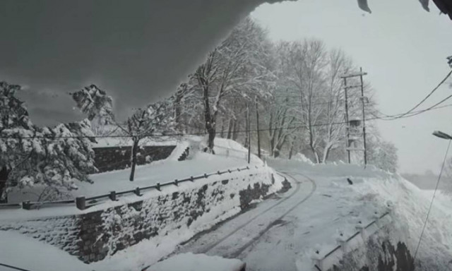 Time-lapse: Η… επέλαση του «Θησέα» στα Χάνια Πηλίου (Video)