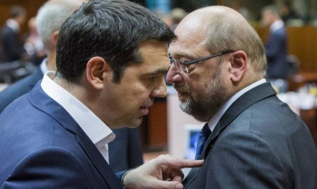 Τσίπρας σε Σουλτς: Ελπίδα για την Ελλάδα το πρόγραμμά σας