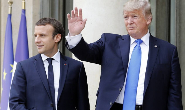 Ο Τραμπ προσκάλεσε τον Μακρόν στο Λευκό Οίκο