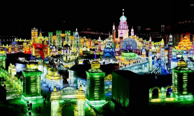 Χάρμπιν: Η πόλη από χιόνι και πάγο που χτίζεται τον χειμώνα και γκρεμίζεται την άνοιξη (Pics)