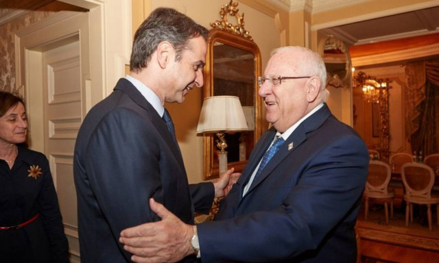 Σε θετικό κλίμα η συνάντηση του Κυριάκου Μητσοτάκη με τον Πρόεδρο του Ισραήλ