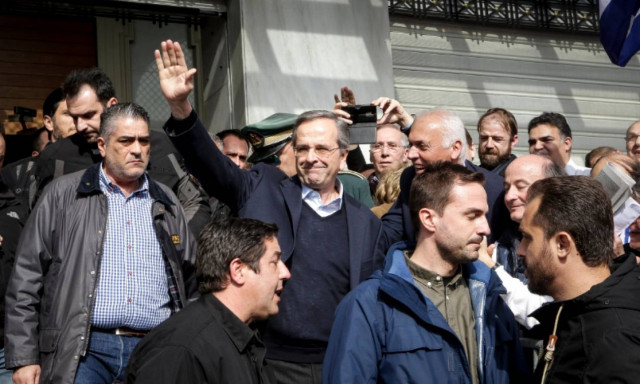 Συλλαλητήριο Αθήνα: Ο Αντώνης Σαμαράς στο συλλαλητήριο για τη Μακεδονία