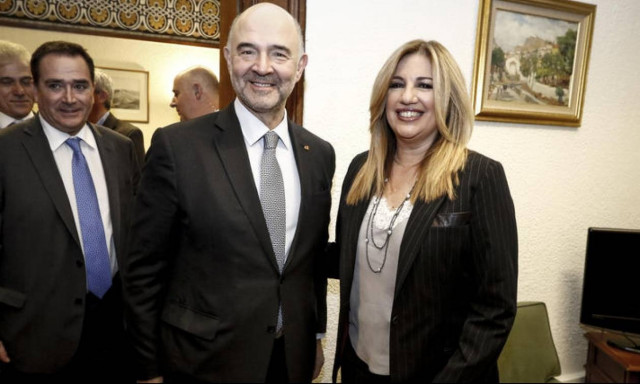 Μήνυμα Φώφης Γεννηματά σε Μοσκοβισί για χρέος, ανάπτυξη και πλεονάσματα