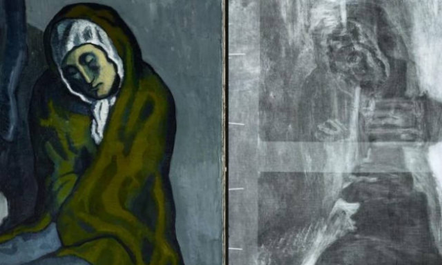 Μυστήριο: Κρυφό έργο τέχνης ανακαλύφθηκε κάτω από πίνακα του Πικάσο (Pics+Vids)
