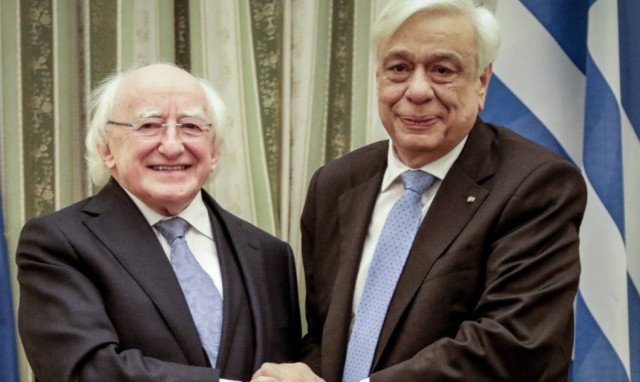 Συνάντηση Παυλόπουλου με τον Ιρλανδό ομόλογό του - Τα μηνύματα για Σκοπιανό και τουρκικές προκλήσεις