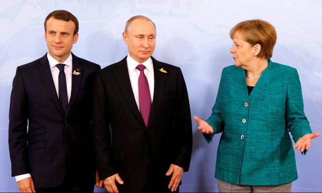 Μακρόν και Μέρκελ απευθύνουν έκκληση στον Πούτιν – Ζητούν άμεση τηλεφωνική επικοινωνία