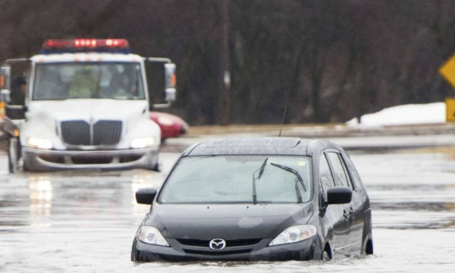 Storms dump rain across U.S. Midwest, kill Kentucky woman