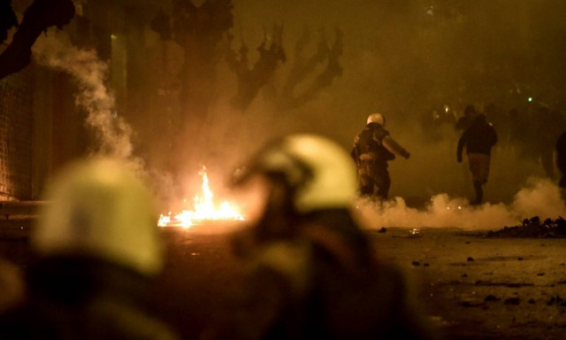 Επεισόδια και πάλι στο κέντρο της Αθήνας