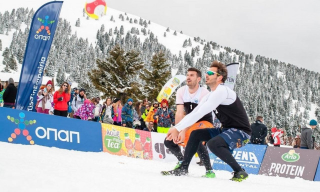 Ο ΟΠΑΠ μεγάλος Χορηγός του 1ου Πανελλήνιου Πρωταθλήματος Snow Volley στα Καλάβρυτα