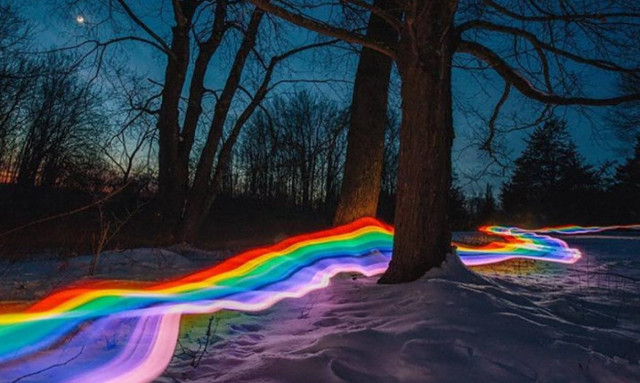 Viral: Ακολουθώντας το δρόμο του ουράνιου τόξου (Pics)