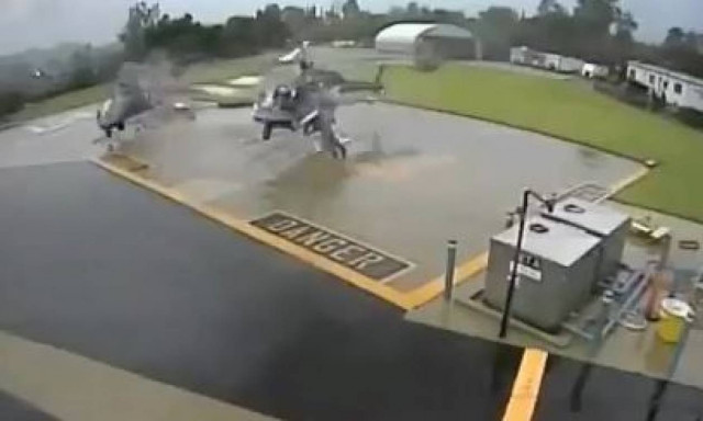 ΗΠΑ: Συγκρούστηκαν δύο ελικόπτερα της Αστυνομίας - Σώοι οι πέντε επιβαίνοντες (vid)