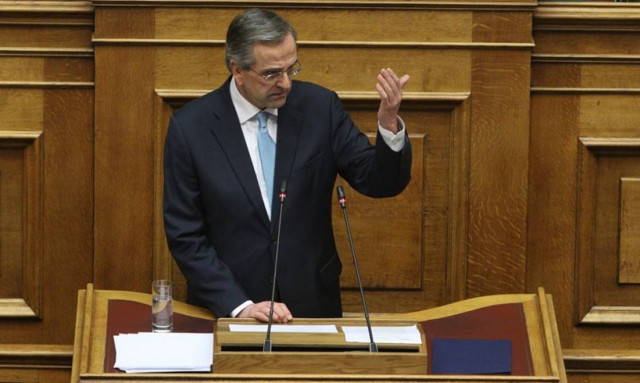 Σκάνδαλο Novartis: Στη Βουλή ιδιόχειρο σημείωμα που φέρεται να έδωσε ο Σαμαράς στον Φρουζή