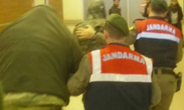 Support rally for jailed Greek soldiers held outside Turkish consulate in Thessaloniki