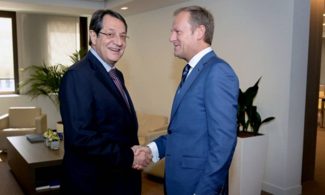 Τηλεφωνική επικοινωνία Τουσκ - Αναστασιάδη ενόψει της κρίσιμης Συνόδου για την Τουρκία