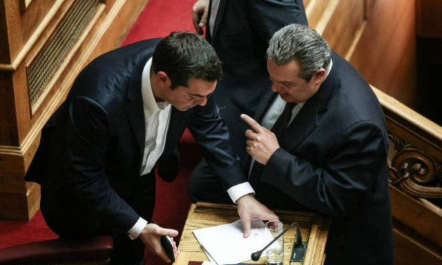 PM Tsipras to meet Defence Minister Kammenos on Tuesday