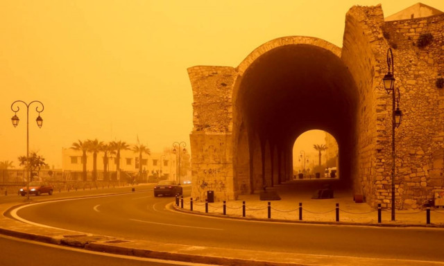 Καιρός: Πότε θα υποχωρήσει η αφρικανική σκόνη που «πνίγει» την Κρήτη (pics)