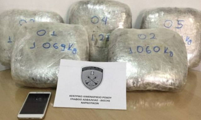 Γνωστός μουσικός συνελήφθη στη Ρόδο με 5 κιλά χασίς