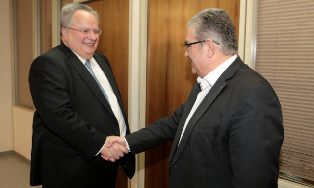 Ολοκληρώθηκε η συνάντηση Κοτζιά - Κουτσούμπα: Τι συζήτησαν οι δύο άνδρες