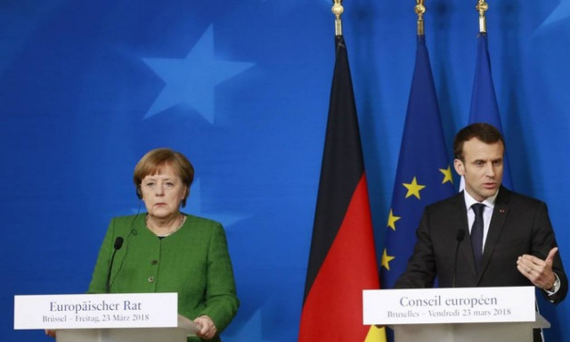 Συνάντηση Μακρόν - Μέρκελ στο Βερολίνο