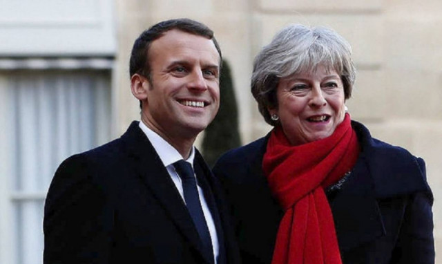 Μακρόν και Μέι συνεργάζονται για την απάντηση στη χημική επίθεση στη Συρία