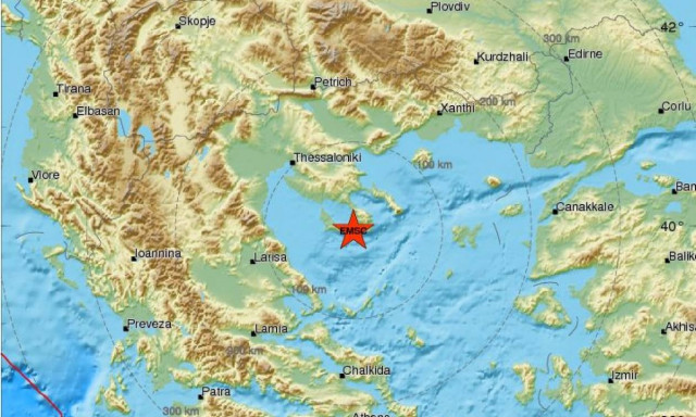 Σεισμός στη Χαλκιδική