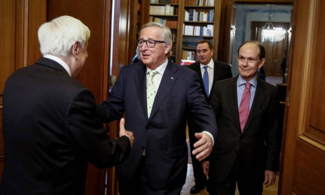 President Pavlopoulos meets EU Commission President Juncker