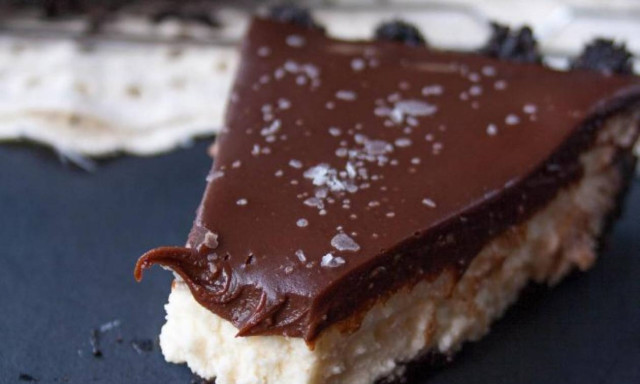 Τάρτα με Oreo, μασκαρπόνε και ganache σοκολάτας