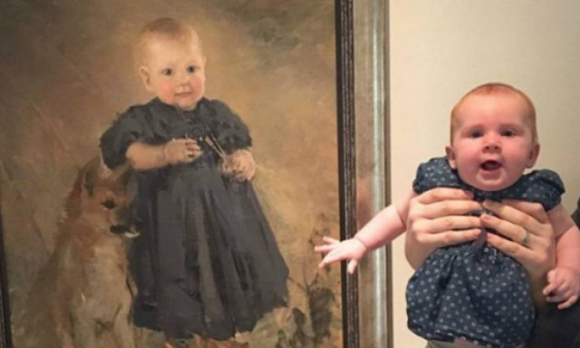 Απίστευτο: Πήγαν στο μουσείο και βρήκαν τους... σωσίες τους! (photos)