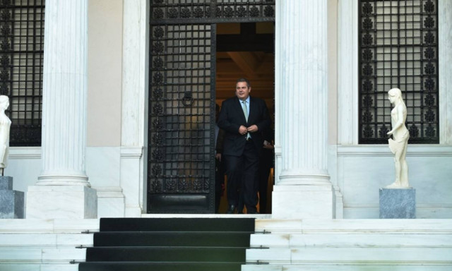 Στο Μαξίμου ο Πάνος Καμμένος