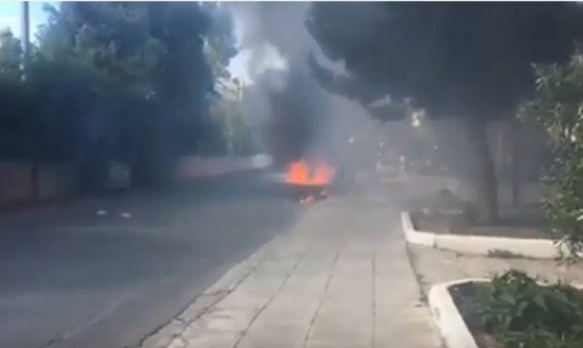 Τελικός Κυπέλλου ΑΕΚ - ΠΑΟΚ: Η στιγμή της επίθεσης στους οπαδούς του ΠΑΟΚ (vid)