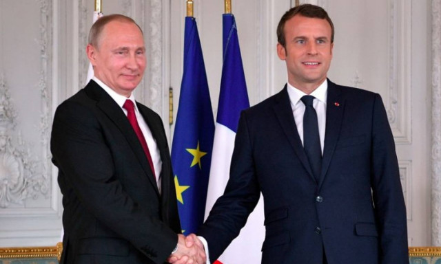 Τηλεφωνική επικοινωνία Μακρόν με Πούτιν και Νετανιάχου