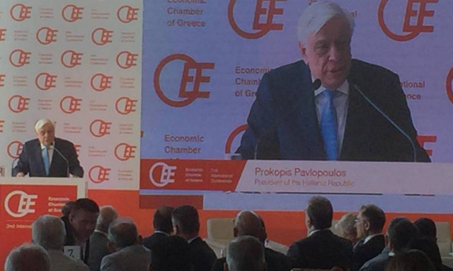 Συνέδριο OEE - Παυλόπουλος: Τηρούμε τις δεσμεύσεις μας, να τηρήσει και η ΕΕ τις δικές της