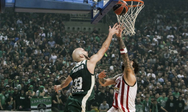 Τελικοί Basket League: Παναθηναϊκός - Ολυμπιακός: Το πρώτο αίμα στο ΟΑΚΑ (pics)