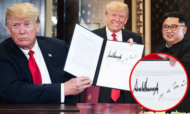 Τραμπ – Κιμ Γιογκ Ουν: Γραφολόγος αποκαλύπτει τα «μυστικά» των δύο ηγετών (Vid)