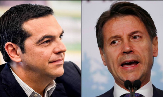 Τηλεφωνική επικοινωνία Τσίπρα - Κόντε