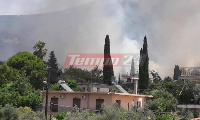 Φωτιά ΤΩΡΑ στην Πάτρα (pics&vids)