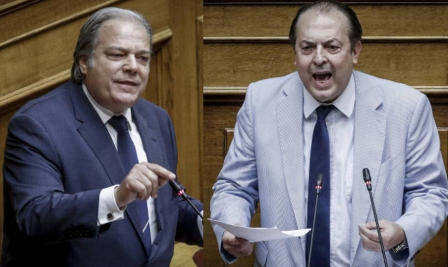 «Μαλλιά - κουβάρια» έγιναν στον αέρα Κατσίκης και Λαζαρίδης (vid)