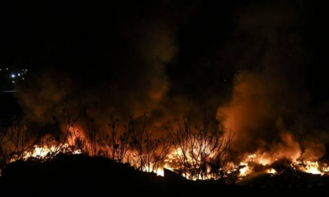 Φωτιά ΤΩΡΑ στη Μονεμβασιά Λακωνίας