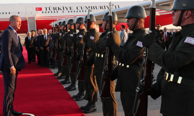 Ο Ερντογάν στα κατεχόμενα: «Δεν θα επιτρέψουμε να γίνουν οι Τουρκοκύπριοι μειονότητα στην Κύπρο»