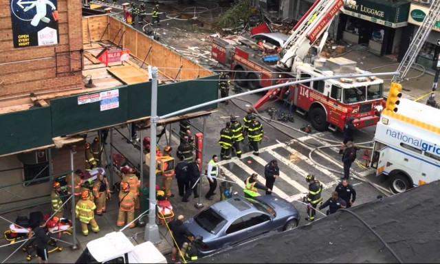 Μεγάλη έκρηξη στο κέντρο του Μανχάταν (vid+pics)