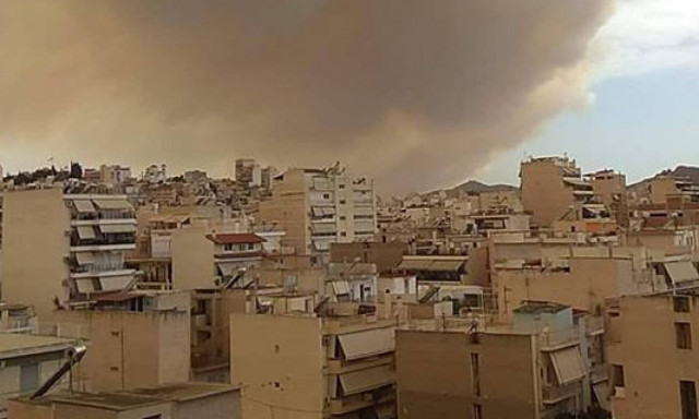 Πυρκαγιά ΤΩΡΑ: Μεγάλη φωτιά πάνω από την Κινέτα (Χάρτης)