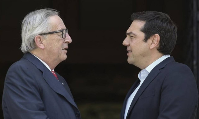 EU Commission President Juncker has phone contact with Tsipras