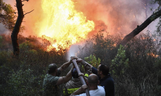 Ο χάρτης πρόβλεψης κινδύνου πυρκαγιάς για την Τετάρτη 25/7 (pic)