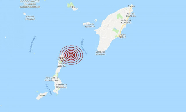 Σεισμός κοντά στην Κάρπαθο (pics)