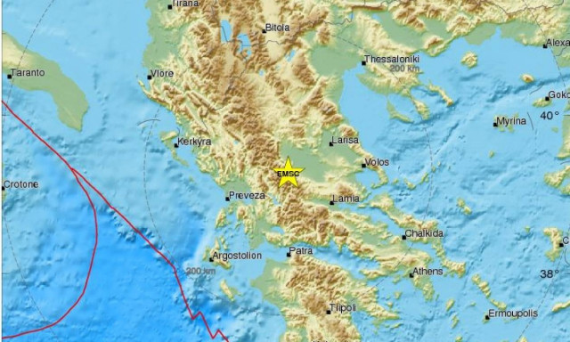 Σεισμός στα Άγραφα