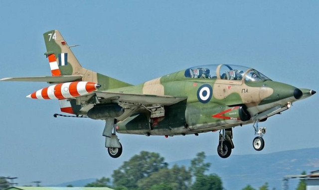 T-2 trainer aircraft falls; search underway to find the pilot